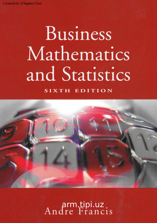Business Mathematics and Statistics