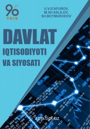 DAVLAT IQTISODIYOT VA SIYOSATI