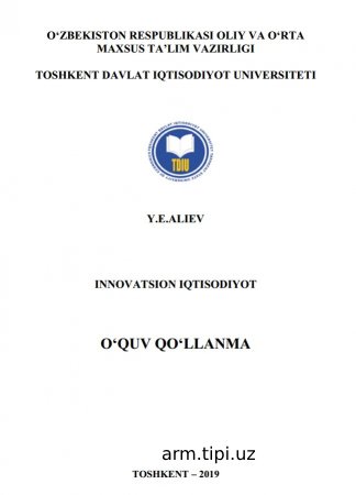 INNOVATSION IQTISODIYOT