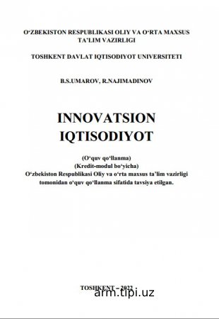 INNOVATSION  IQTISОDIYOT