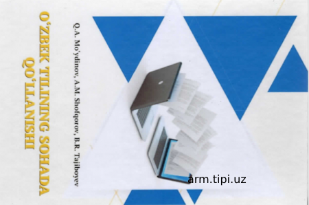 o'zbek tilining sohada qo'llanish