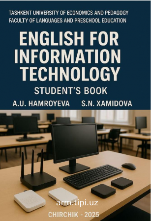 ENGLISH FOR INFORMATION TECHNOLOGY