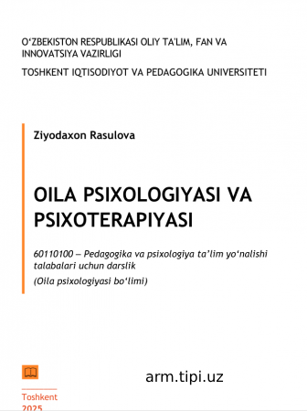 OILА PSIXOLOGIYАSI VА  PSIXOTERАPIYАSI