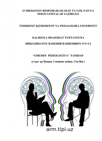 “UMUMIY PSIXOLOGIYА”