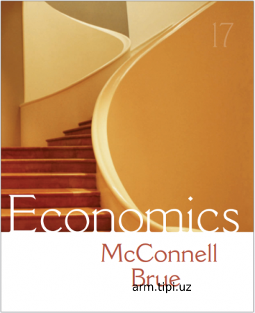McConnell, Campbell R. Economics_Principles, Problems, and Policies.– 17th ed. New York_McGraw-Hill,Irwin, 2008. 876 pp.