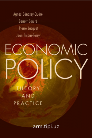 Agnes B.Q.Benoit C., Pierre J., and Jean P.-F. Economic Policy_Theory and Practice – 1st ed. New York_Oxford University Press, 2004. 724 pp.