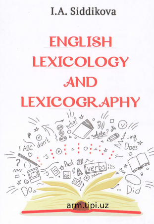 ENGLISH  LEXCOLOGIY AND LECSICOGRAPHY