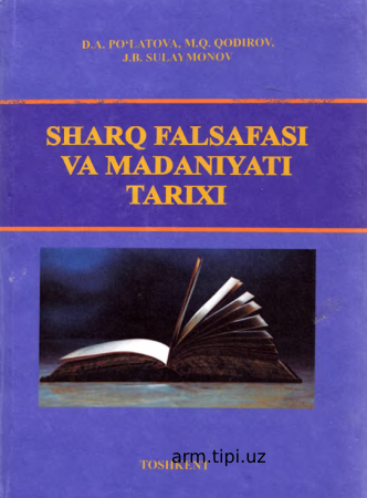 SHARQ FALSAFASI VA MADANIYATI TARIXI
