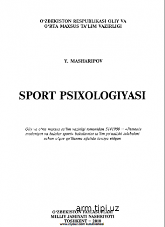 SPORT PSIXOLOGIYASI