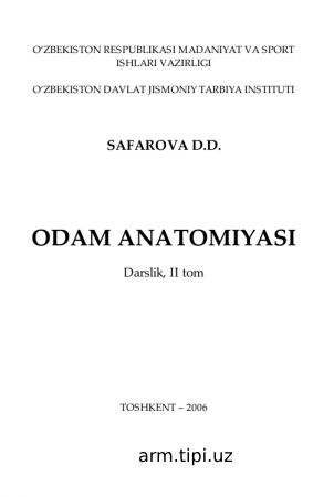 ОDАM АNАTОMIYASI