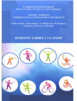 jismoniy tarbiya  va sport